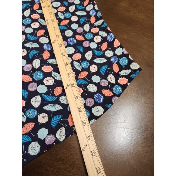 Talbots Womens Multicolor Umbrellas Print Sleeveless Button Front Blouse Size 3X - Picture 7 of 7